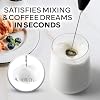 Zulay Premium Handheld Milk Frother - Powerful Electric Whisk Foam Maker